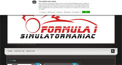 Desktop Screenshot of f1simulatormaniac.com