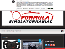 Tablet Screenshot of f1simulatormaniac.com